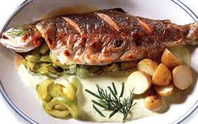 Oven roasted trout